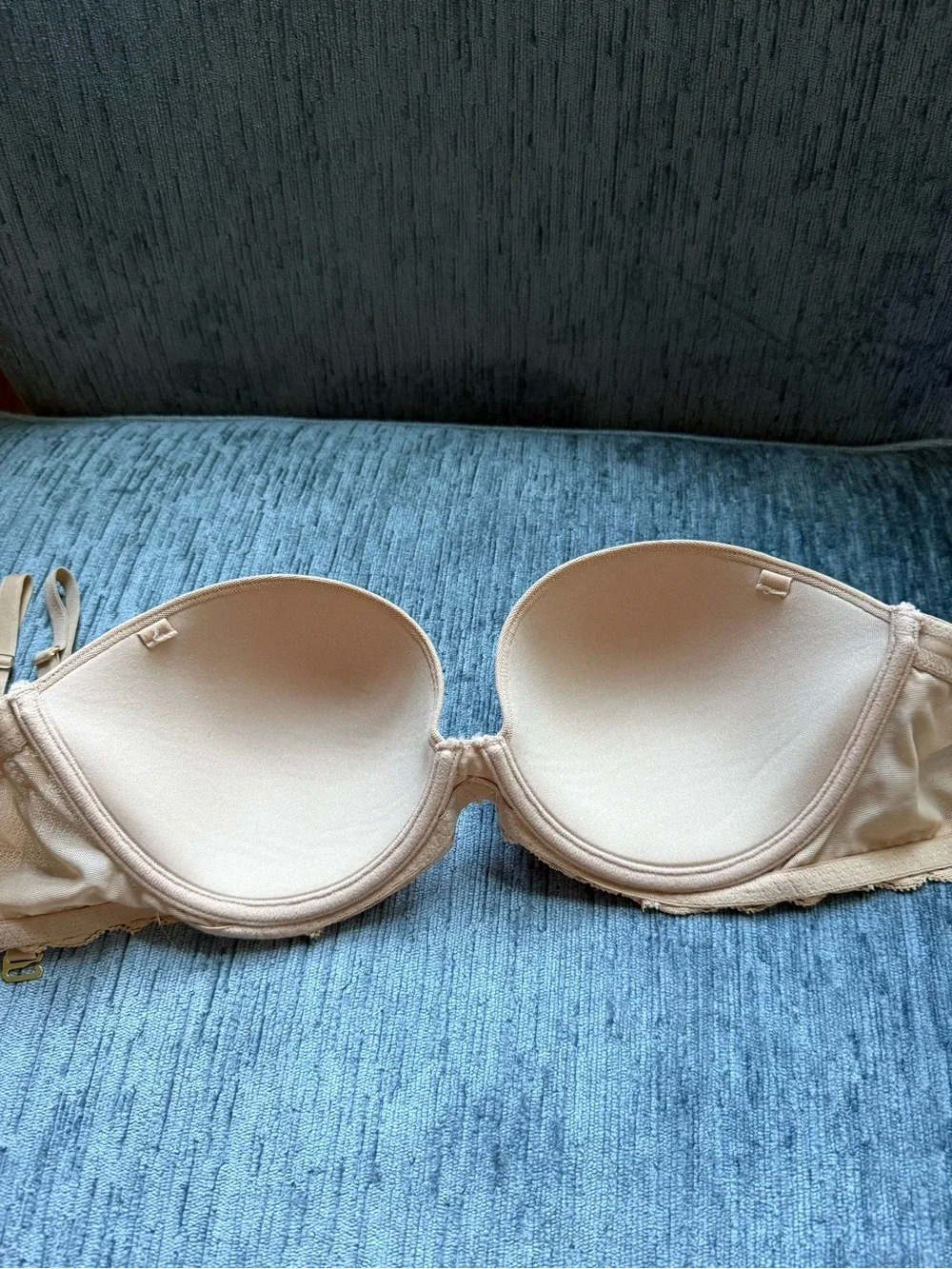 Natori Feathers Lace Strapless Bra 34D